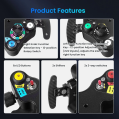 Skórzana Kierownica Hub Panel Kontrolny Carbon SIMSONN Symulator Simracing CARBONFIBER_S1 764,99 zł-3
