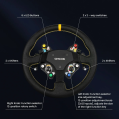 Skórzana Kierownica Hub Panel Kontrolny Carbon SIMSONN Symulator Simracing CARBONFIBER_S1 764,99 zł-2