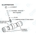 Davies Craig DC0409 zestaw adaptera czujnika temperatury adapter przelotowy 35 mm DC0409 164,99 zł-2