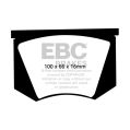 DP4100R Klocki hamulcowe YELLOWSTUFF EBC Brakes AC Ace Aceca Cobra Greyhound Aston Martin PEERLESS Peerless Triumph TR3 TR3A TR4 Italia WARWICK GT DE TOMASO Mangusta AC Cobra DB MK3 DP4100R 778,05 zł-2