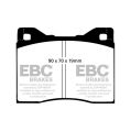 DP125/2 Klocki hamulcowe ULTIMAX2 EBC Brakes BMW 5 Series E12 518 5 Series E12 520 5 Series E12 525 5 Series E12 528 7 Series E23 728 DP125/2 190,00 zł-2