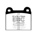 DP174 Klocki hamulcowe ULTIMAX2 EBC Brakes Audi 50 80 Volkswagen 412 1600 Type 3 Derby Golf Mk1 Jetta Mk1 Passat B1 Passat B1 Estate Polo 86 Polo 86C Scirocco Mk1 80 GT 80 GTE Golf Mk1 GTi DP174 136,80 zł-2