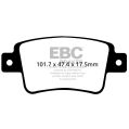 DPX2101 Klocki hamulcowe ULTIMAX2 EBC Brakes Abarth Punto Evo Fiat Punto Punto Evo Punto Evo Abarth DPX2101 237,50 zł-2