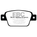 DP42107R Klocki hamulcowe YELLOWSTUFF EBC Brakes Alfa Romeo Fiat Bravo Lancia Delta MiTo DP42107R 557,65 zł-2