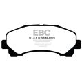 DP62113 Klocki hamulcowe GREENSTUFF EBC Brakes Isuzu Rodeo Chevrolet Thailand Trailblazer Holden Australia and New Zealand Colorado 7 Trailblazer DMAX Isuzu Thailand MU-X DP62113 488,30 zł-2