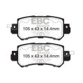 DP42135R Klocki hamulcowe YELLOWSTUFF EBC Brakes Mazda Mazda CX-3 CX-5 CX3 CX5 1st Gen DP42135R 578,56 zł-2