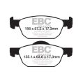DPX2154 Klocki hamulcowe ULTIMAX2 EBC Brakes Honda Civic 9th Gen FK Civic 10th Gen Civic Tourer Civic 9th Gen FK Sport DPX2154 310,65 zł-2