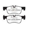DP42155R Klocki hamulcowe YELLOWSTUFF EBC Brakes BMW 1 Series F20 114 1 Series F20 116 1 Series F20 118 1 Series F21 114 1 Series F21 116 1 Series F21 118 1 Series xDrive F21 118 2 Series F22 Coupe 218 2 Series F23 Convertible 218 DP42155R 794,20 zł-2