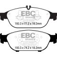 DP42169R Klocki hamulcowe YELLOWSTUFF EBC Brakes Mercedes-Benz Mercedes-Benz E550 Coupe W212 EClass W212 E500 EClass Cabriolet A207 E500 EClass Coupe C207 E500 EClass Estate S212 E500 DP42169R 921,50 zł-2