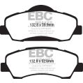 DPX2177 Klocki hamulcowe ULTIMAX2 EBC Brakes Citroen C4 Cactus Peugeot 301 308 SW Mk2 CElysee 308 DPX2177 248,90 zł-2