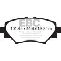 DPX2186 Klocki hamulcowe ULTIMAX2 EBC Brakes Mazda 3 BM 3 BN DPX2186 206,15 zł-2