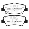 DPX2188 Klocki hamulcowe ULTIMAX2 EBC Brakes Hyundai Ioniq Veloster KIA Carens Ceed CD Niro Optima TF ProCeed CD Rio UB Soul Soul EV Stonic XCeed Cee'd ED Ssangyong Tivoli i30 GD i30 PD Cee'd JD ProCee'd JD eNiro DPX2188 231,81 zł-2