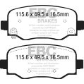 DPX2237 Klocki hamulcowe ULTIMAX2 EBC Brakes Fiat 500X Jeep Compass MP Renegade Alfa Romeo Tonale Compass MP 4xe Renegade 4xe DPX2237 259,35 zł-2