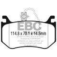DP42326R Klocki hamulcowe YELLOWSTUFF EBC Brakes Alfa Romeo Giulia 952 Stelvio Alfa Romeo Giulia Stelvio Giulia 952 GTA Stelvio Q4 DP42326R 559,07 zł-2