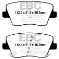 DPX2344 Klocki hamulcowe ULTIMAX2 EBC Brakes Hyundai Hyundai Portugal Kauai N Kona N i30 N PD DPX2344 379,05 zł-2