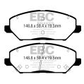DP42362R Klocki hamulcowe YELLOWSTUFF EBC Brakes Hyundai KIA Ceed CD ProCeed CD XCeed i30 PD DP42362R 764,75 zł-2