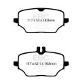 DPX2426 Klocki hamulcowe ULTIMAX2 EBC Brakes Mercedes-Benz GLEClass W167 GLE300d 4Matic GLEClass W167 GLE350d 4Matic GLEClass Coupe C167 GLE350d GLEClass Coupe C167 GLE400d DPX2426 264,11 zł-5