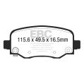 DP43031R Klocki hamulcowe YELLOWSTUFF EBC Brakes Jeep Cherokee Chrysler 200 Jeep Cherokee DP43031R 686,84 zł-2