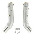 Downpipe z osłoną termiczną FMIC.Pro Alfa Romeo Giulia 952 Stelvio 949 Quadrifoglio 2.9L V6 2016-2022-2