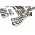 Aktywny układ wydechowy z klapami Axle-Back FMIC.Pro BMW X3 M F97 X4 M F98 3.0L 2019-2024-2