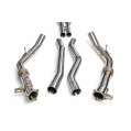 Aktywny układ wydechowy z klapami Cat-Back Dual Flow FMIC.Pro Porsche Cayenne 9YA Coupe 9YB 3.0L 2018-2022-3