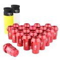 Kute nakrętki aluminiowe do kół  FMIC.Pro M12x1.25 Czerwone 20szt. stożkowe 7075-T6  FP-NU-001-R 210,00 zł-2