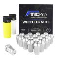Kute nakrętki aluminiowe do kół FMIC.Pro M12x1.5 Srebrne 20szt. stożkowe 7075-T6  FP-NU-002-S 279,98 zł-1