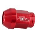 Kuta nakrętka aluminiowa do kół FMIC.Pro M12x1.25 Czerwona 1 szt.  stożkowa przelotowa 7075-T6 FP-O-NU-002-R-X1 14,99 zł-3