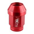 Kuta nakrętka aluminiowa do kół FMIC.Pro M12x1.25 Czerwona 1 szt.  stożkowa przelotowa 7075-T6 FP-O-NU-002-R-X1 14,99 zł-4