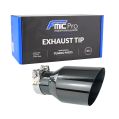 Nierdzewna końcówka wydechu tłumika Fmic.Pro średnica 100mm montażowa 55mm Czarna  FP-TIP-018 139,99 zł-2