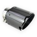 Nierdzewna końcówka wydechu tłumika Fmic.Pro Typ 01 karbon połysk czarna średnica 114mm montażowa 60mm-1