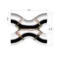 Spawany X-Pipe FMIC.Pro 63mm stal nierdzewna 304 FP-XPIPE-63-63 319,00 zł-2
