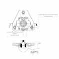 IRP regulowane płyty camber caster do zawieszenia gwintowanego M12x1.25 BMW E36 E8x E9x-3