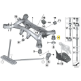 IRP Aluminiowe tuleje tylnej ramy pomocniczej BMW F2X F3X bez modeli M-3