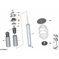 IRP Tylne mocowania amortyzatorów z wkładkami poliuretanowymi BMW E30 E36 E36/5 E36/7 E36/8 E46 E85 E86-2