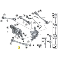 IRP Aluminiowe tylne wahacze wleczone BMW F2x F3x bez modeli M Szare-2