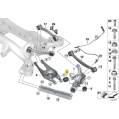 IRP Tuleje mocowania dolnego wahacza w tylnej zwrotnicy w aluminiowej obudowie z łożyskiem BMW E8x E9x-2