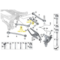IRP regulowane tylne górne wahacze camber z łożyskami Fluro Motorsport BMW F87 F80 F82 F83 G87 G80 M30 G82 83-2