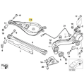 IRP Aluminiowe tylne górne wahacze Camber z regulowanymi mocowaniami stabilizatora i łożyskami Motorsport BMW E46-2