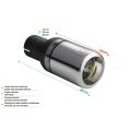 Uniwersalna końcówka tłumika okrągła 80mm długość 200mm średnica montażowa 45mm N1-07-1D/45 195,00 zł-2