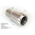 Uniwersalna końcówka tłumika okrągła 80mm długość 110mm średnica montażowa 50mm N1-07-3/50 127,50 zł-2