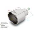 Uniwersalna końcówka tłumika okrągła 100mm długość 120mm średnica montażowa 50mm N1-101RS*/50 200,80 zł-2