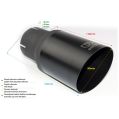 Uniwersalna końcówka tłumika okrągła 90mm długość 120mm średnica montażowa 65mm NBL1-90-1*/65 245,00 zł-2