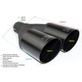 Uniwersalna końcówka tłumika okrągła 80mm długość 210 mm średnica montażowa 50mm NBL2-08-1*/50 463,00 zł-2