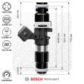 Nuke Performance Bosch Wtryskiwacze Bosch 980cc 65mm EV14L komplet 4 szt. flow matched NP-130-04-098 2 198,99 zł-1
