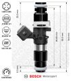 Nuke Performance Bosch Zestaw wtryskiwaczy 1462cc 65mm EV14L 6 szt NP-130-06-150 4 699,01 zł-1