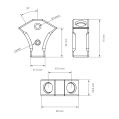 Nuke Performance Y-Block Adapter Fitting AN-8 ORB 3x NP-410-01-201 419,00 zł-5