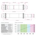 Nuke Performance zestaw 4 podnośników pneumatycznych Air Jack 60 C z zestawem przewodów PTFE i szybkozłączką zaworową AN6-6
