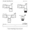 Nuke Performance Air Jack Hardline Kit NP-580-10-101 2 259,99 zł-2