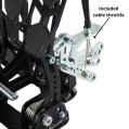 Pedalbox Kit Car Mocowany do Podłogi z Podparciem Stopy RacingPedalBoxes - Czarny RPB0001B 1 447,40 zł-4